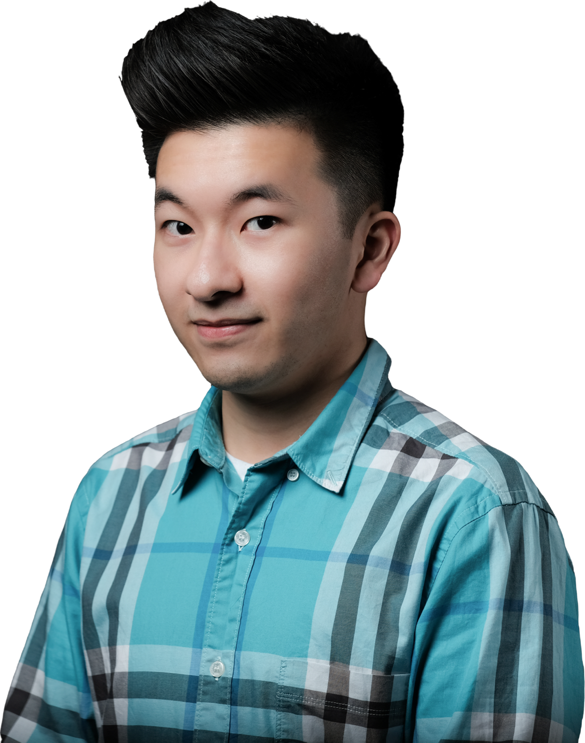 Jacky Liang, smiling